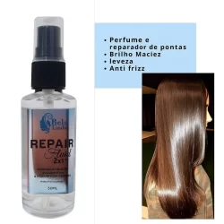 Óleo reparador capilar e perfume cabelo 2 em 1