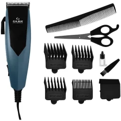 Maquina de Cortar Cabelo Profissional Gama Italy GM Master Cortador Aparador de Pelos Azul