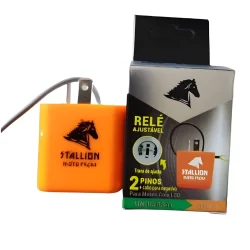 Relé Pisca Led Stallion 12V Moto Universal 2 Pinos Regulável Sinalização Pisca Seta Cavalinho Original