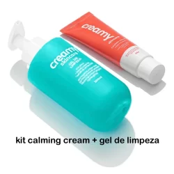 Kit calming cream 40g + gel de limpeza 200ml Creamy skincare