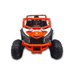 Quadriciclo Utv Carro Elétrico Infantil 12v Bang Toys R3 com Controle Remoto Laranja