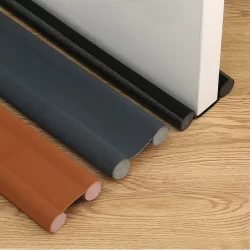 Kit 3 Veda Porta Proteção Protetor de Porta Rolinho Impermeável Duplo 80cm Comprimento