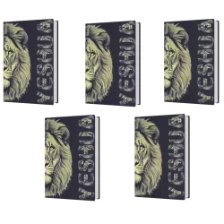 Kit Bíblia Sagrada - ACF - Leão Yeshua - Capa Dura - Letra Média - 5 Unidades