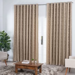 Cortina Jacquard de 4 metros de largura para Sala Quarto Decoração