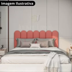 KIT CABECEIRA MODULAR DECORATIVA NUVEM CAMA BOX SOLTEIRO CASAL QUEEM KING