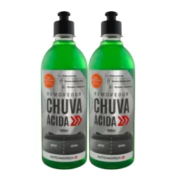 Kit 2 Limpador De Vidros Removedor Chuva Ácida Limpa Box / Blindex Autoamerica 500ml Remove Gorduras