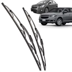 Par Palheta Dianteira Limpadora de Para-brisa Cobalt 2012 a 2020 de Ferro