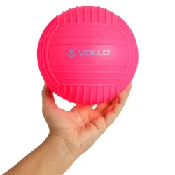 Mini Bola para Atividades Aquáticas em Piscinas e Praias Rosa 15cm Vollo