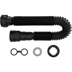 SIFAO TUBO EXTENSIVO PRETO C/ CANOPLA 1,10M BLUKIT