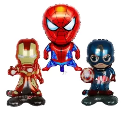 Kit 3 Balões Metalizados Vingadores Base 48cm.