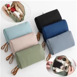 Necessaire Bolsa Maquiagem Produtos De Higiene Pessoal À Prova D'água De Armazenamento