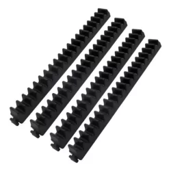 KIT 20 GOMOS CREMALHEIRA 25CM CADA 5 METROS NO TOTAL PARA PORTÃO DESLIZANTE ROSSI.