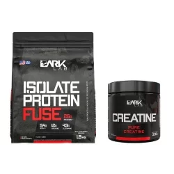 Kit Whey Protein Fuse Isolate Fuse 1,8kg + Creatina Monohidratada Pura 300g Dark Lab