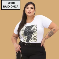 Blusa T-shirt feminina festa Plus Size linda baratas vest legging