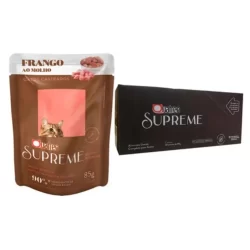 20 Saches Ração Úmida Quatree Supreme Gatos Castr Frango 85g