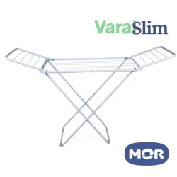Varal de Chão Com Abas Slim Dobrável Retrátil Aço Reforçado Mor