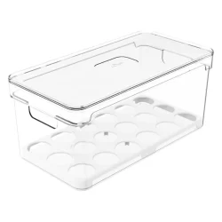Organizador De Ovos Clear Fresh 36 Un C/ Tampa Natural Ou