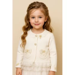 CASAQUINHO BOLERO DELICADO PRINCESINHAS BATIZADO E ANIVERSARIOS