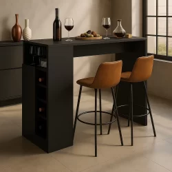 Bancada Balcão/Mesa de Cozinha Gourmet com Adega e 1 Porta Multimóveis
