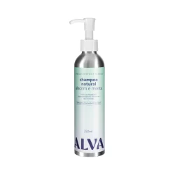 Shampoo Cabelos Mistos e Oleosos - Alecrim e Menta Vegano 250ml Alva
