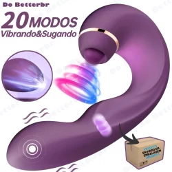 Vibrador e Estimulador Clitoriano Recarregável Miltifuncional 3 Em 1 ZDB-25