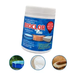Pastilhas de Cloro p/ Piscinas Plásticas c/ 50un - Bioclor Tabs