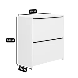 Sapateira com 2 Portas Multiuso Organizadora Para Quarto e Closet