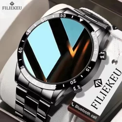 FILIEKEU relógio inteligente à prova d'água esportivo bluetooth chamada relógio masculino