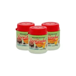 Kit 3 Un - Adoçante Dietético Doçurinha Pote 100g - Palazzo