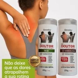 Gel Doutor Massageador Favorita Alívio de Dores e Fadiga Corporal Creme Óleo de Massagem