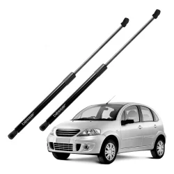 Par Amortecedor Tampa Traseira Citroen C3 2002 A 2012