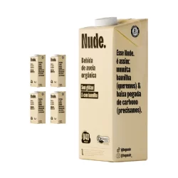 Kit 4x Leite de Aveia Baunilha Nude 1l