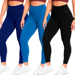 Calça Legging Benévola Feminina Leg Grossa Sem Costura Legue Fitness Leguin Academia Transparência