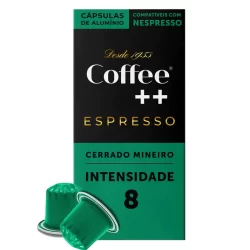 Cápsulas de Café Especial Coffee Mais Cerrado Mineiro 10 unidades Compatível com Nespresso