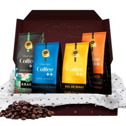 Kit 4 Pacotes Café Especial Em Grãos Coffee Mais Variedades - 4 x 250g