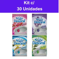 30Un - Pedra sanitária Vaso Sanitário 25g Desoral ** Escolher Fragrância **