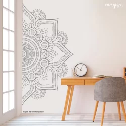 Mandala Vivara - Adesivo de Parede Decorativo - Mandala