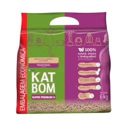 Katbom Tradicional Granulado Sanitário para Gatos 6kg