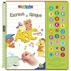 Livro Escute E Aprenda - Escreva E Apague Com Sons Abc
