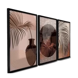 Quadros decorativos 150x70cm Abstrato Geometrico Sala Quarto