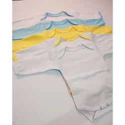 Body de bebê manga longa 100% algodão-menina-menino.