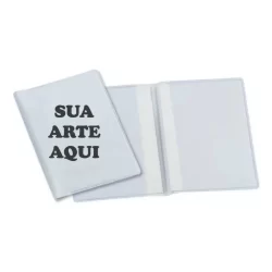 Carteira Despachante Porta Documento Personalizado Uma cor 100 peças