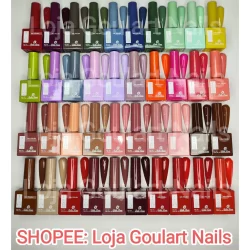 Esmalte em Gel Bella Rosa 15ml Led Uv Cores Preto Branco Azul Rosa Lilas Amarelo Nude Vermelho Verde