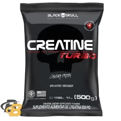 Creatina Turbo Monohidratada ( Refil ) - 1kg - Black Skull