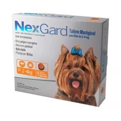 Nexgard Antipulgas e Carrapatos Cães de 2 a 4kg 1 comprimidos