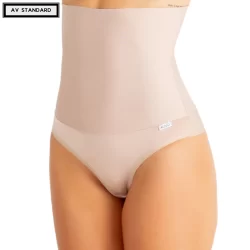 Cinta Zero Culote Modeladora Compressão Cós Alto Fio Dental Duplo