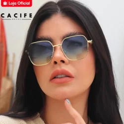 Óculos de Sol Munique Feminino Quadrado Premium Blogueira Oldstyle Clássico uv400
