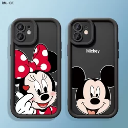 Capinha Para Xiaomi Redmi 13C 14C 12C 13 12 10C 10 9C 10A 9A 9 A4 A3 A2 A1 4G 5G Case Capa De Celular Black 5159