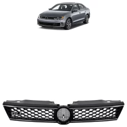 Grade Dianteira Jetta GLI 2012 2013 2014 Preto Friso Cromado