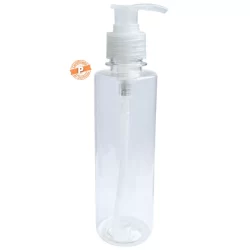 Frasco Pet Ombro Reto 250ml C/ Válvula Pump (10 Unidades)
